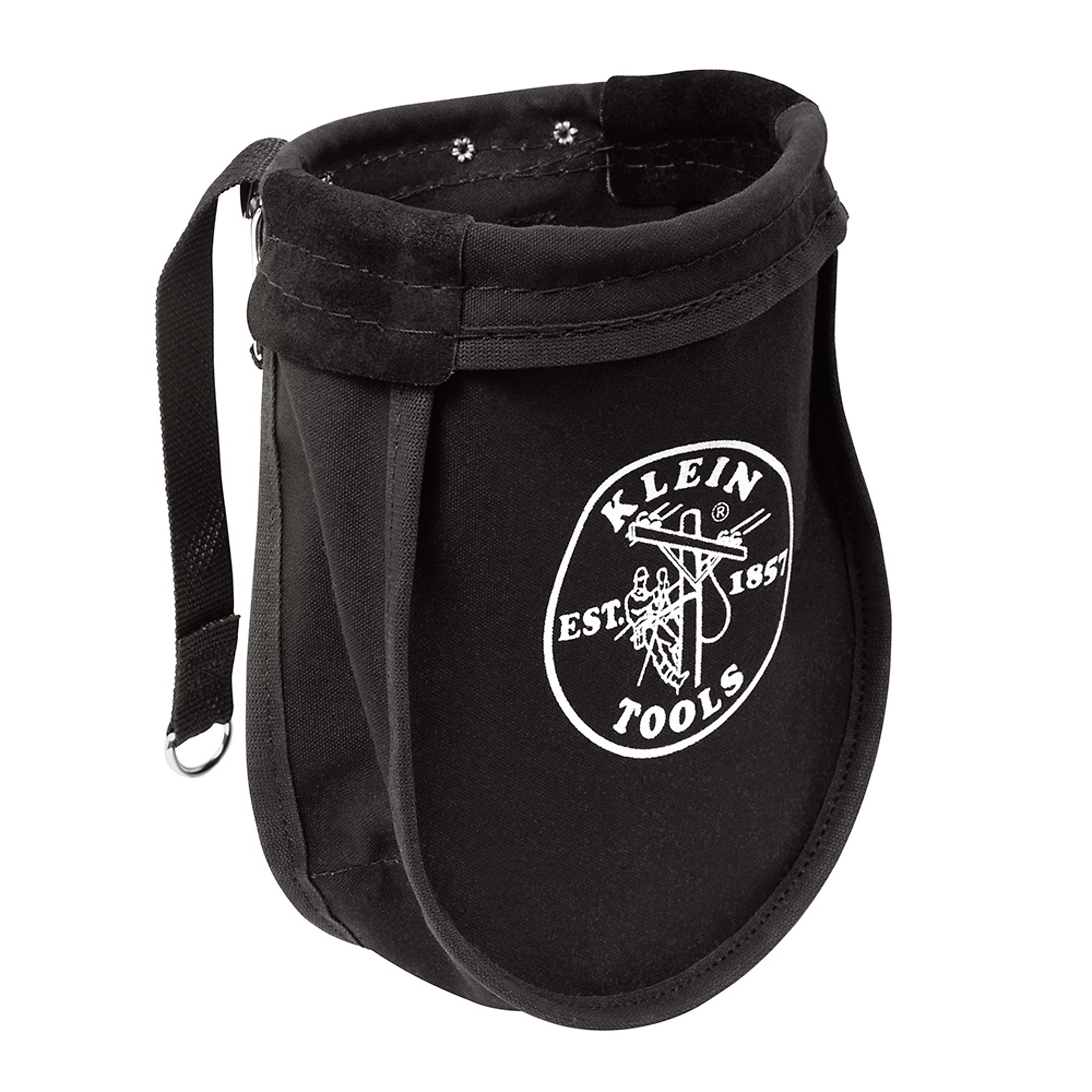 Klein Tools, Nut and Bolt Tool Pouch, 9 x 3.5 x 10in., Color Black, Pockets (qty.) 1 Material Canvas, Model# 51A